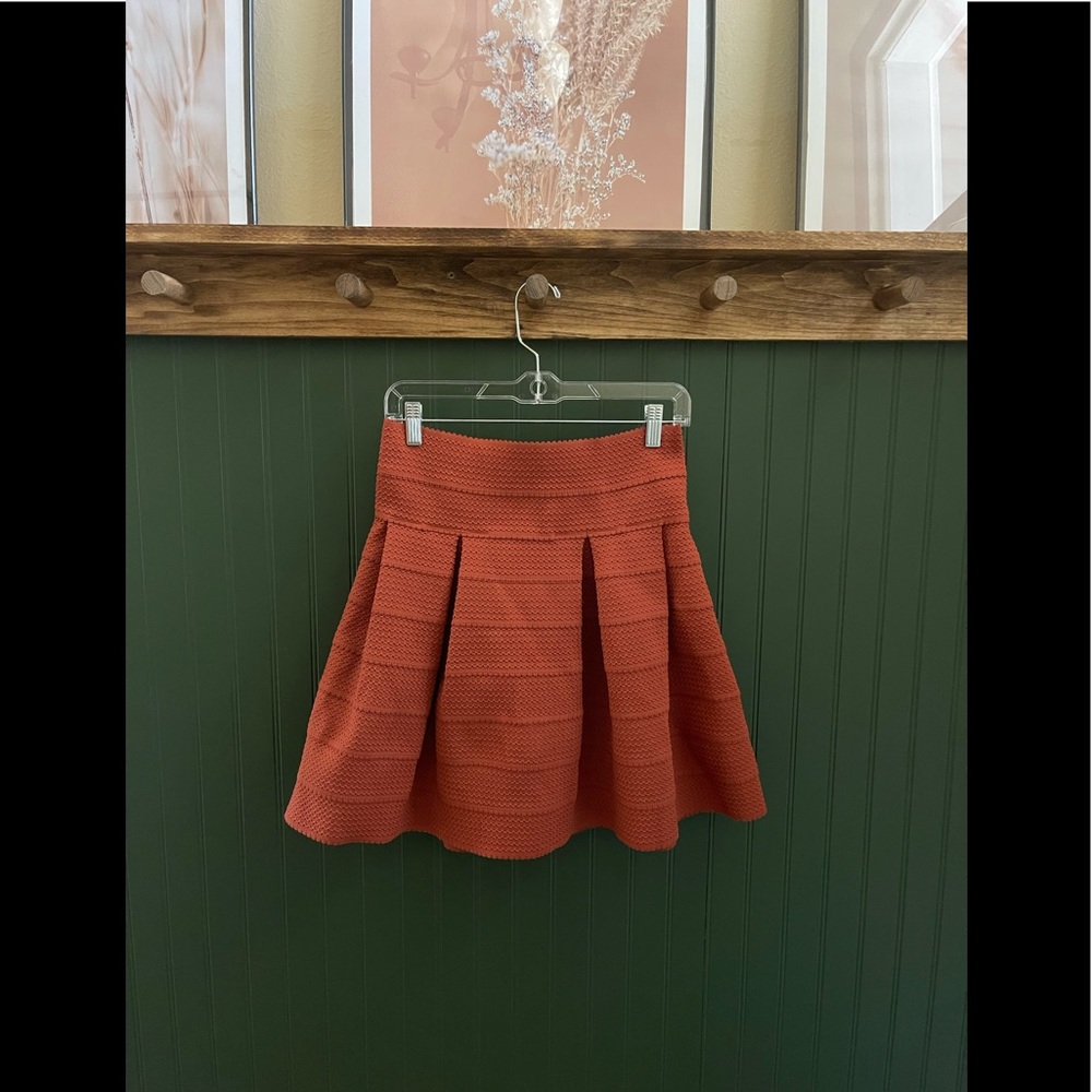 H&M peplum midi skirt.